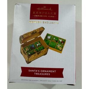 Hallmark Keepsake Ornament Club Santa's Ornament Treasures 2023